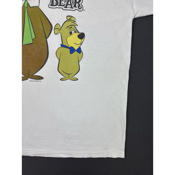 Vintage 2002 Hanna-Barbera Yogi Bear Ringer Shirt Cartoon Network TV Show Art - Picture 9 of 13